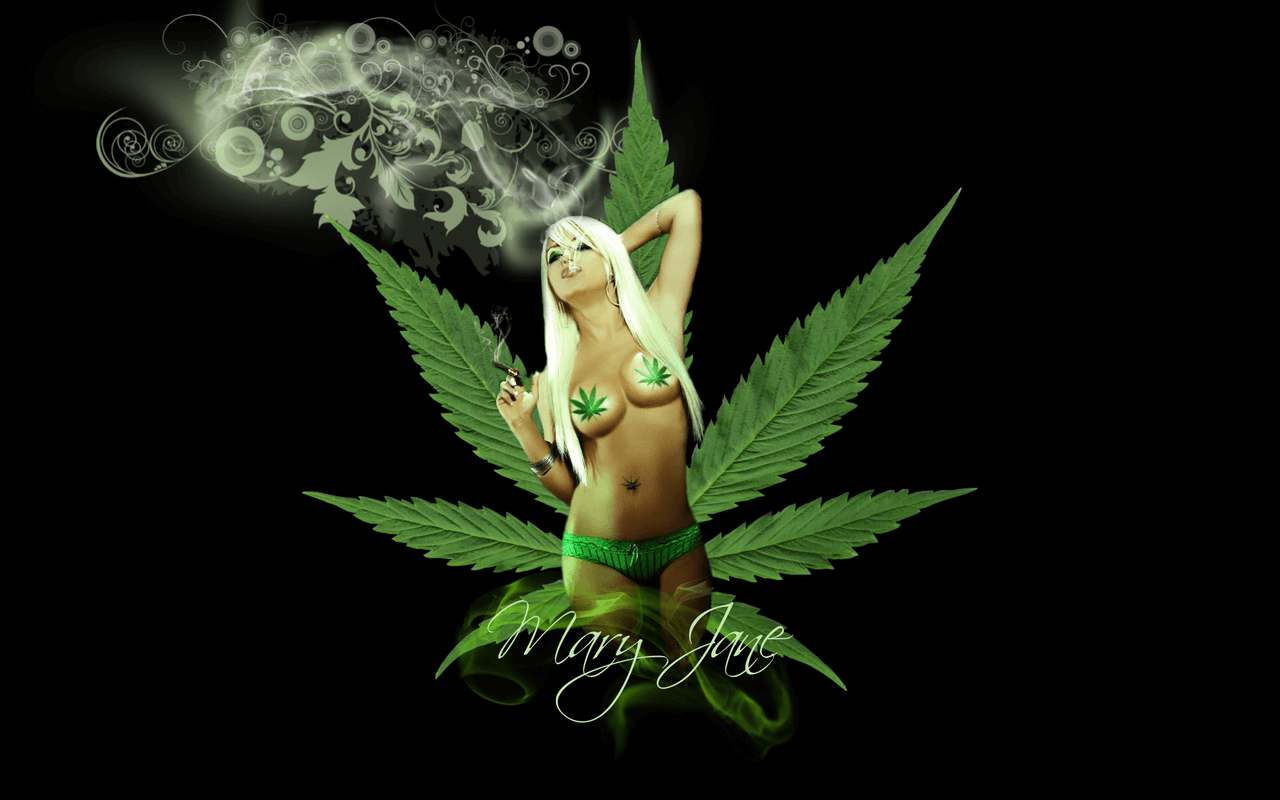 Marijuana Ganja Girl